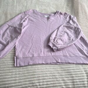 Comfy Purple Sweatshirt | women's XXL | Time and Tru | perfect for fall